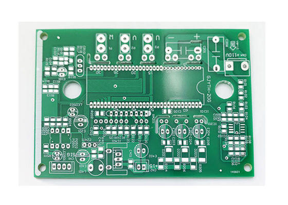 لوحة دوائر مطبوعة مزدوجة الوجهين من الألومنيوم Pcb من النحاس المكسو بطبقة مزدوجة من البولي كربونات