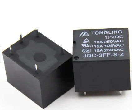 مرحلات كهربائية صغيرة 5 Pin 5V 6V 9V 12V 24V T73 PCB 15A 125VAC