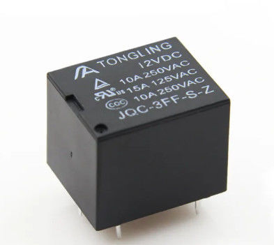 مرحلات كهربائية صغيرة 5 Pin 5V 6V 9V 12V 24V T73 PCB 15A 125VAC
