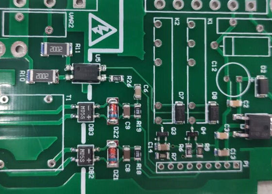 FR-4 مادة SMT PCB التجميع لربط القنوات القدرة 0.2-0.8mm و قناع اللحام الأخضر